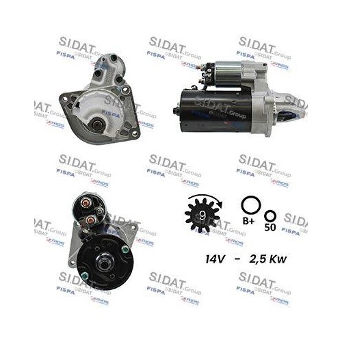 Motorino avviamento sidat - d'avviamento,