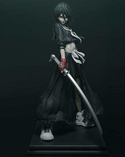 Rukia bleach modello resina - modello, in