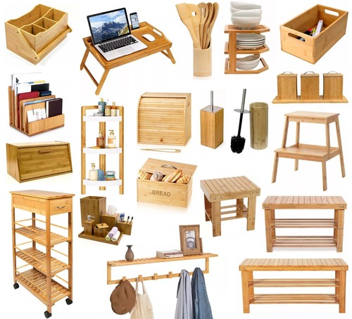 Organizzatore cucina bambù