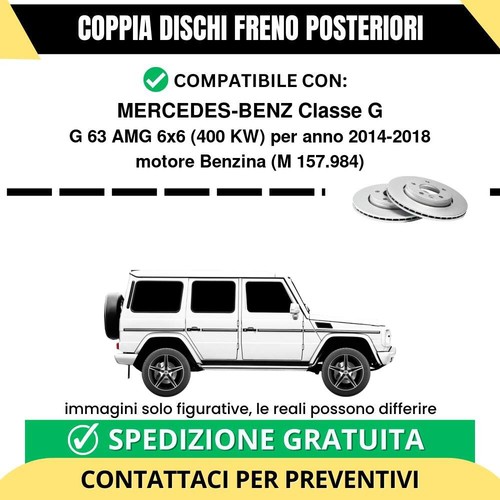 Coppia dischi freno posteriori - dischi,