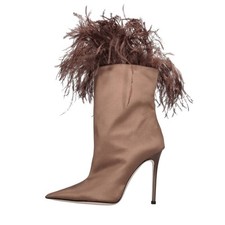 KORLAN SATIN ankle boots and