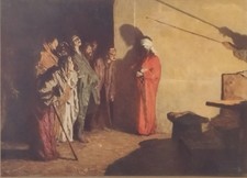 Antica stampa colori del 1930