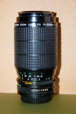 Canon 75-200 mm. f: 4,5 MF Zoom Macro per attacco fd