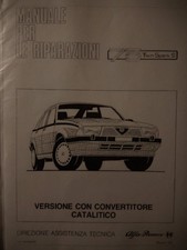 Manuale Per Le Riparazioni Riproduzione Pdf Alfa Romeo 75 Turbo T.spark