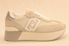 LIU JO DREAMY 02 BA4081 PX031 ginnastica donna in pelle e tessuto bianco 04370