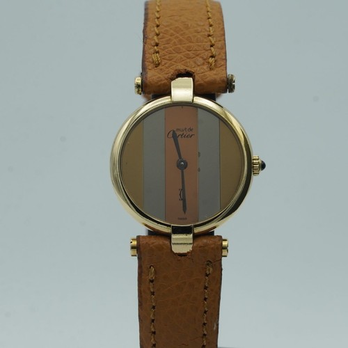 Cartier vermeil 1800 orologio - cartier,