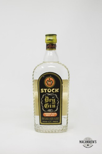 Dry gin stock - stock, con