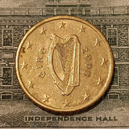 Moneta irlanda euro cent - irlanda, 10