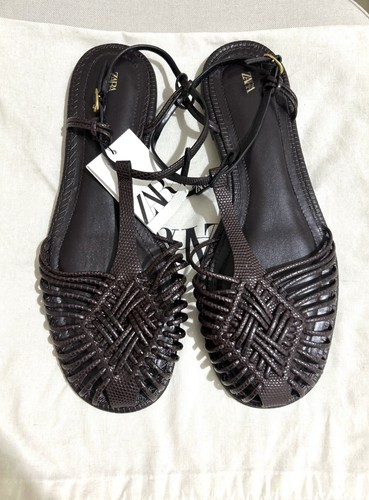 Zara sandali intrecciati
