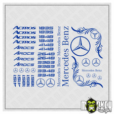 40 pezzi.  Adesivo 1/14 Actros