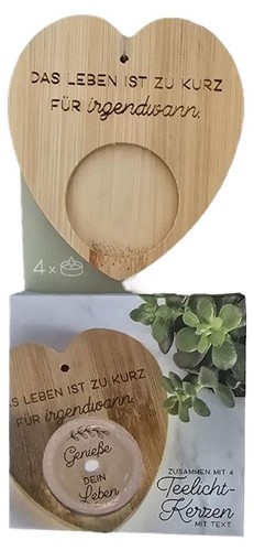 Formano portacandele cuore con - cuore,