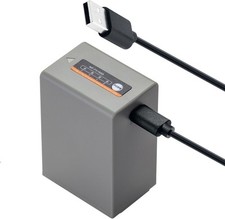 Batteria NP-FV100 USB-C 4590mAh HDR CX625 CX730 CX250 Per Sony NP-FV100A 1pz