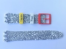 SWATCH Strap x NEW GENT ECLECTIC MICKEY BY KEITH HARING SUOZ 336  -2021 -NEW