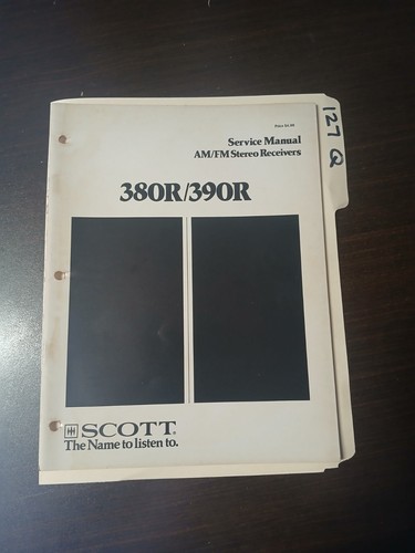 Scott 380r 390r manuale - 380r, di
