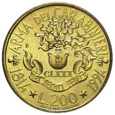 1994 * 200 lire Italia 180°