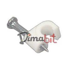 Fissacavi Tv Conf.100pz Per Cavi 6/7 Mm