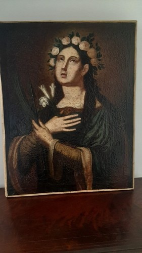 Santa filomena dipinta - filomena,
