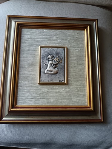 Quadretto angelo con mazzo - ,