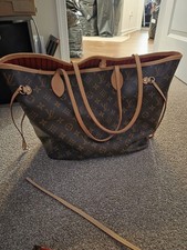 Borsa Louis Vuitton mai completa MM marrone tela monogramma