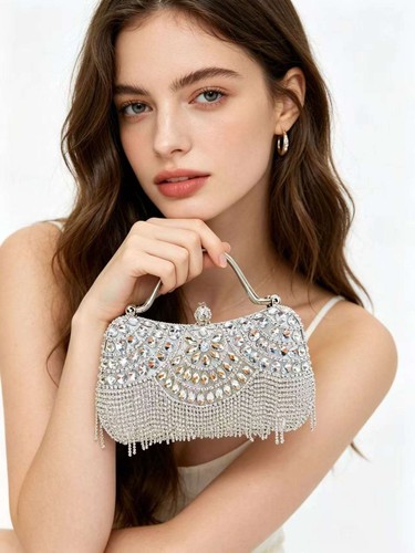 Elegante borsa con nappe - , e
