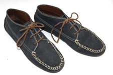 Scarpe uomo Tod's misura 7,5 Europa 40 blu camoscio pelle S8888