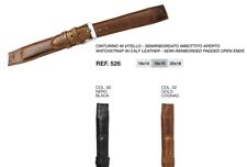 CINTURINO APERTO IN VERA PELLE VITELLO PER ANSE FISSE PER OROLOGI DI EPOCA (526)