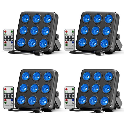 9led par faro 135w - 9led, dmx