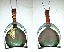 BOTTIGLIA VUOTA ARMAGNAC DUCASTAING (SU STAFFA D'ALLUMINIO VINTAGE DA COLLEZIONE