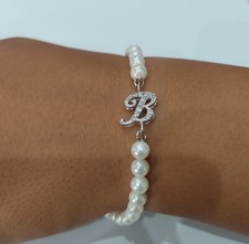 BRACCIALE PERLE DI 4MM LETTERA