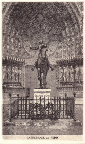 Incisione giovanna arco - incisione, d'arco