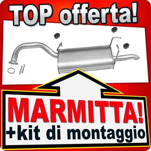 Silenziatore posteriore per - silenziatore,