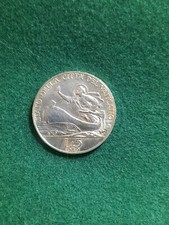 VATICANO 1939 LIRE 5 PAPA PIO XII ANNO I ARGENTO KM 28