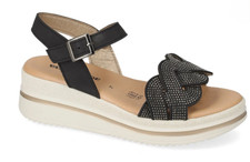 Sandalo donna valleverde nero