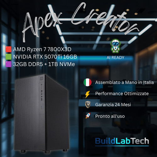 Workstation ryzen 7800x3d - pc,