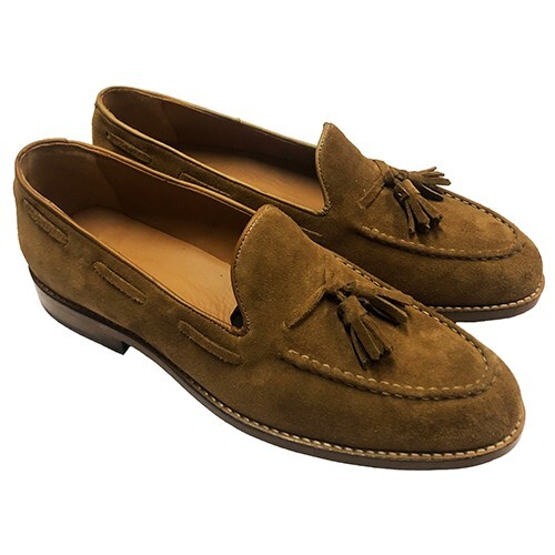 Mocassini uomo camoscio - mocassini,