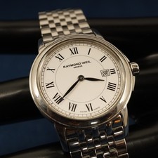 Orologio da polso Raymond Weil Geneve acciaio inox quarzo donna 5966-spedizione gratuita USA
