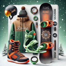 Set Snowboard Completo Rome
