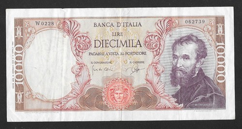 Italia banconota 10000 lire - italia,