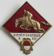 Distintivo Concorso Ippico Città di Castello 1934 Cavalli Equitazione