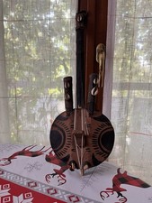Kora Africano Banjo Chitarra Decorativo diametro 15 cm altezza 50cm Africa