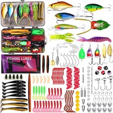 153Pcs Esche da Pesca Tackle
