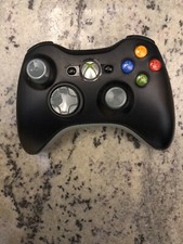 JOYSTICK XBOX 360 NERO WIRELESS CON BATTERIA ORIGINALE Perfettamente Funzionante