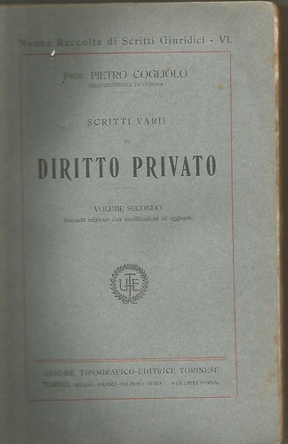 Scritti varii diritto - scritti,