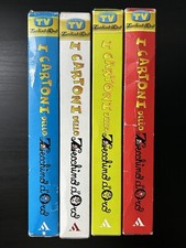 I CARTONI DELLO ZECCHINO D’ORO Da 1 a 4 -  VHS ITA in italiano TV SORRISI