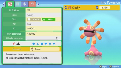 Cradily shiny 6iv battle - shiny,