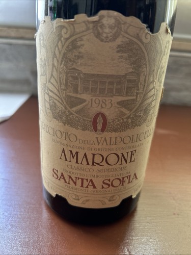 Amarone santa sofia 1983 - santa,