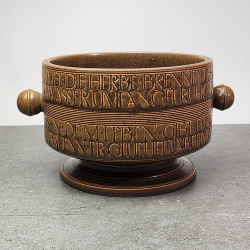 Sopravaso ceramica marrone - sopravaso,
