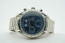 Omega Speedmaster Triple Date Automatic 3521.80 352180 39mm Blue Dial 11398U
