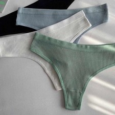 Slip intimo donna verde cotone