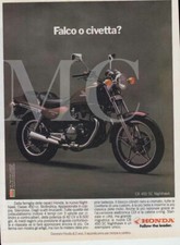 advertising Pubblicità brochure -1986 -MOTO HONDA  CB 450 NIGHTHAWK. CB 450 S